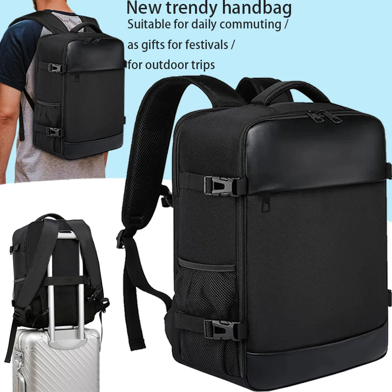 

Ergonomic Travel Backpack, Water Resistant Laptop Bag with Padded Back Panel, Perfect for 15.6 Inch Laptops on Long Trips