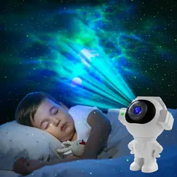 Astronaut Star Projector Night Light with Remote Control 360 Adjustable Design Bedroom Nebula Galaxy Projector Lights Kids Gift