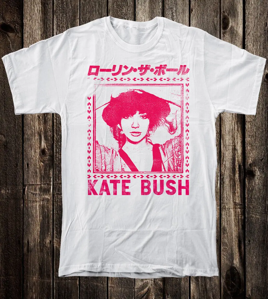 Retro Tee T Shirt 100% Cotton 80's Style Music Nostalgia Tour Kate Bush