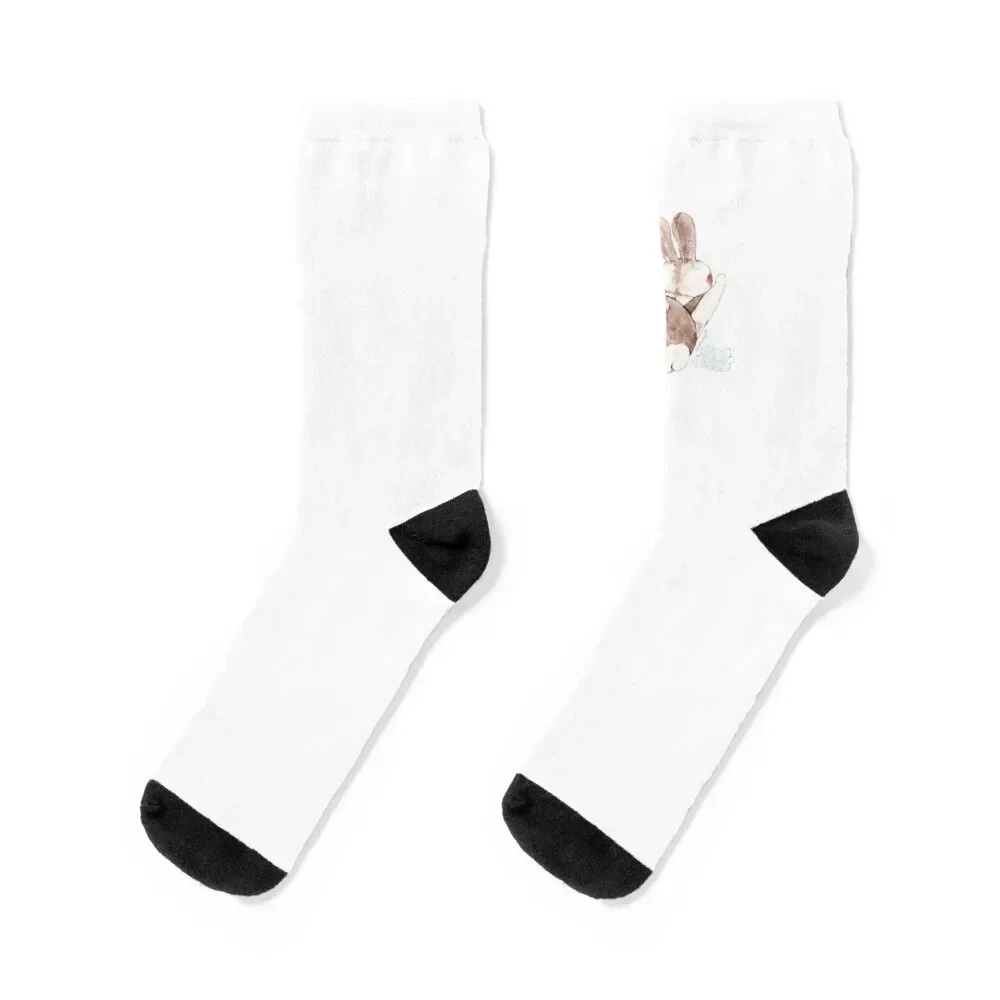 

Marshmallow Butt Socks compression crazy Non-slip sport Socks Male Women's