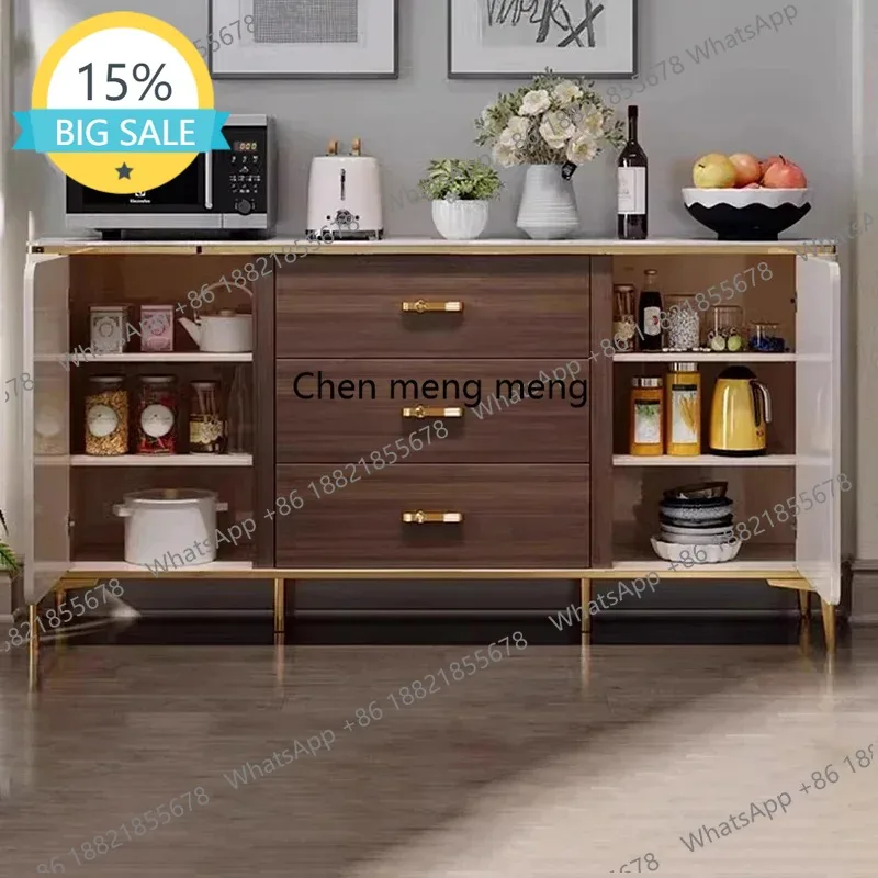 

L07 Premium Modern Cabinet Luxury Handles Simple Living Room Cabinets Dresser Cabinet Aesthetic Dressoir Kast Living Room Furnit