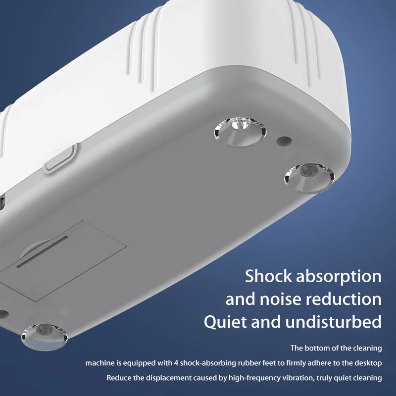 Xiaomi Ultrasonic Glasses Cleaner USB Fully Automatic Blue Light Eyewear Cleaner Household Multifunctional Jewelry Clean Machine