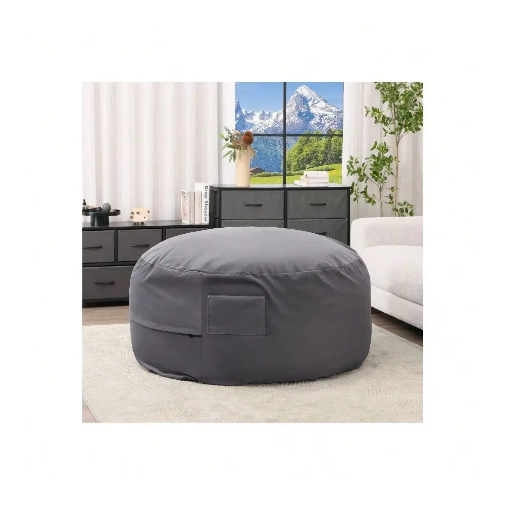 Bean Bag Chair Oversized, FoamFilled, With A Soft Removable Cover. An ExtraLarge, Comfortable Sofa Perfect For Living Rooms, Be