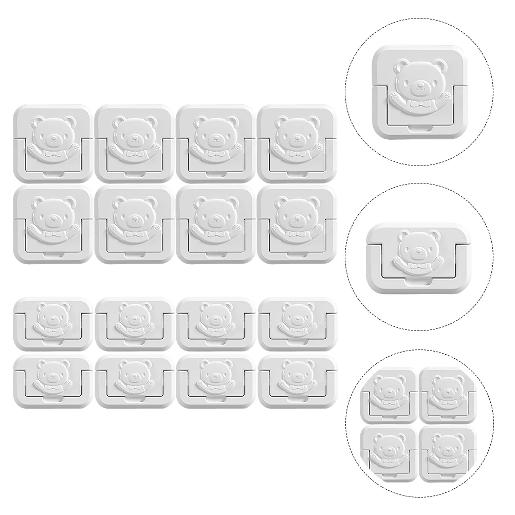 

16 Pcs Socket Safety Plug Electric Covers Outlet Home Plastic Protective Animal Printed Protectors Anti-shock Proof