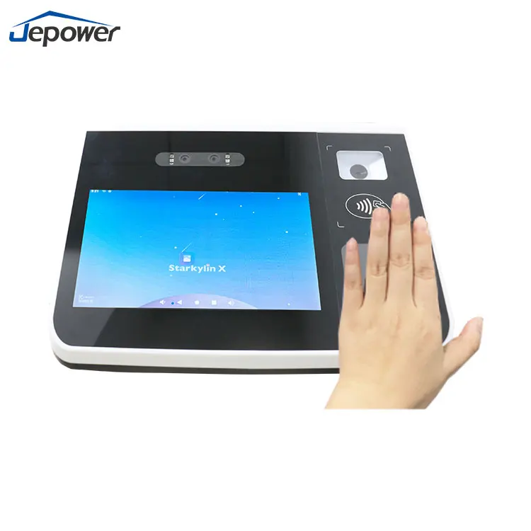 Factory Supply Biometric POS Machine with Palmprint Palm Vein Scanner Android /WiFi/4G NFC Payment Swipe Function