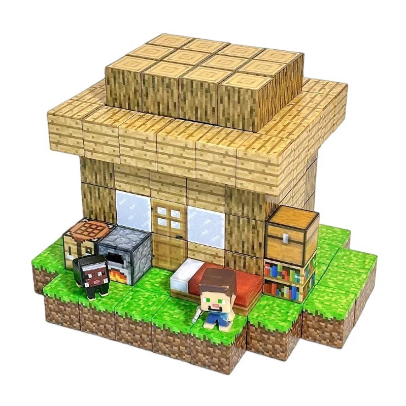 50-300 個磁気ブロックゲーム鉱山マグネット世界のおもちゃ少年少女幹モンテッソーリ感覚キューブゲームおもちゃギフト