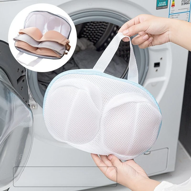 Thickened Underwear Laundry Bag, Sandwich Bra Bag, New Style, for Washing Machine, Anti-Deformation,Mesh, Household Organizer