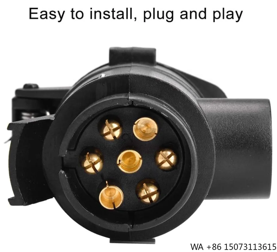 7-Pin to 13-Pin Trailer Adapter Converter 12V for Caravan Towing Connector