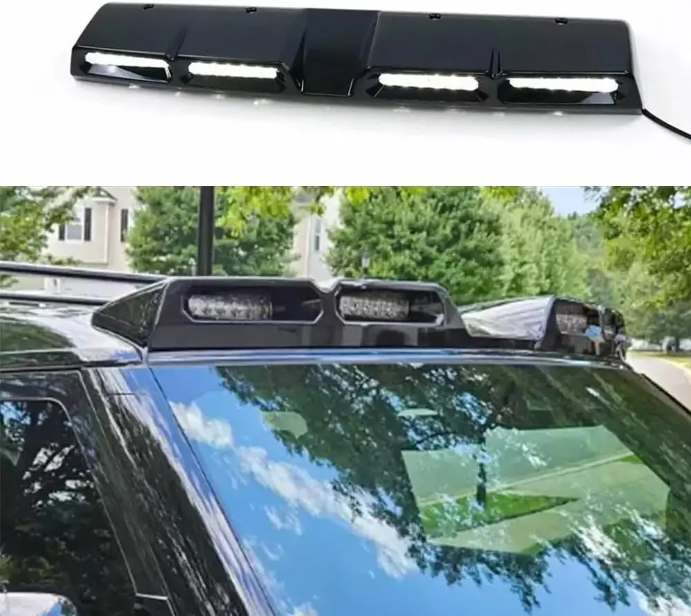 

Pickup 4x4 Auto Spare Car Parts Front Roof Spoiler Led Roof Light Top LED Bar Light Roof Lights for Nissan Navara 2023