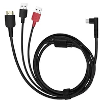 Cable 3 en 1 CB05A solo Adecuado para tableta gráfica huion Kamvas 12 Kamvas 13/13 gen 3 Kamvas 16 (2021) con HDMI Tipo C USB A