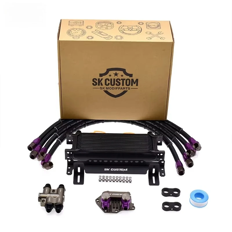 M260 M270 Engine Oil Cooler Kit for Mercedes Benz Cooling Radiator Kit with Thermostat
