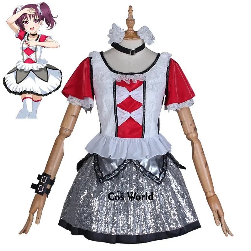 أزياء تنكرية من Love Live suna ، Saint Snow ، Kazuno ، Rebecca ، Kazuno ، Leah ، فستان ، ملابس أنيمي ، تخصيص