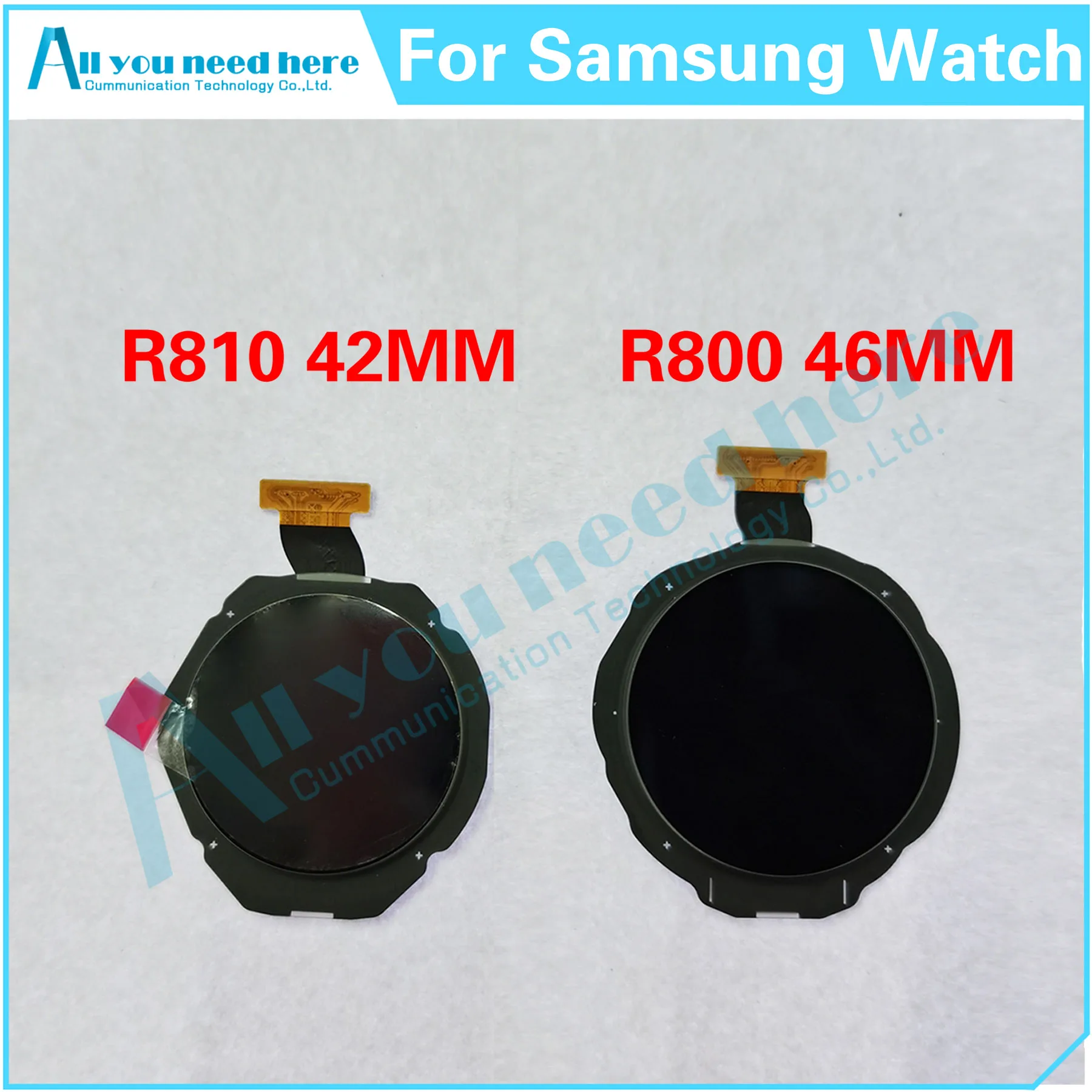 100% Test For Samsung Galaxy Watch R800 R805 46MM / R810 R815 42MM LCD Display Touch Screen Digitizer Assembly Replacement