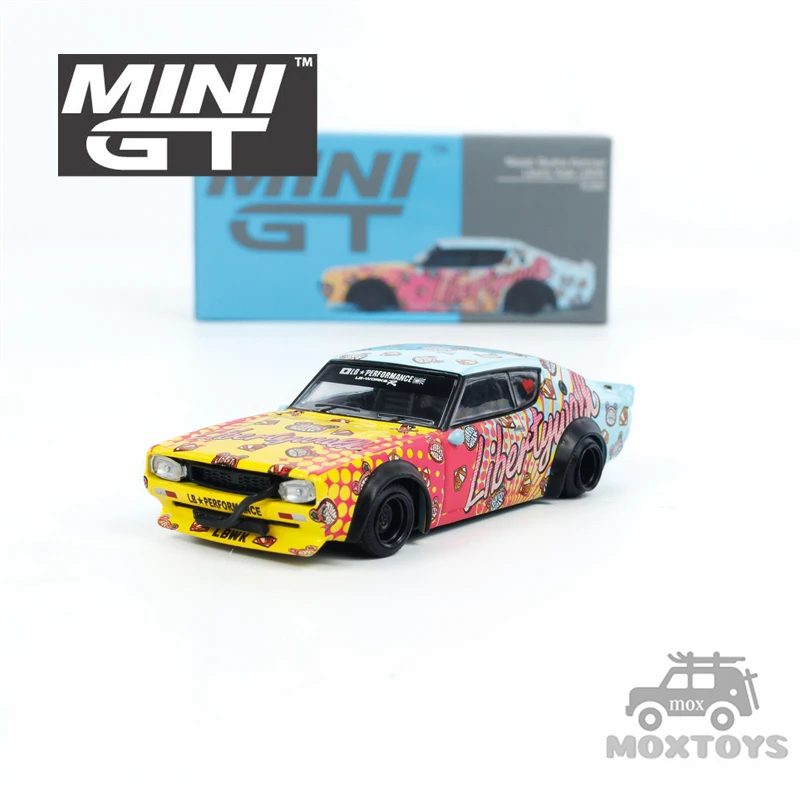 MINI GT 1:64 Skyline Kenmeri Liberty Walk LBWK KUMA LHD Diecast Model Car