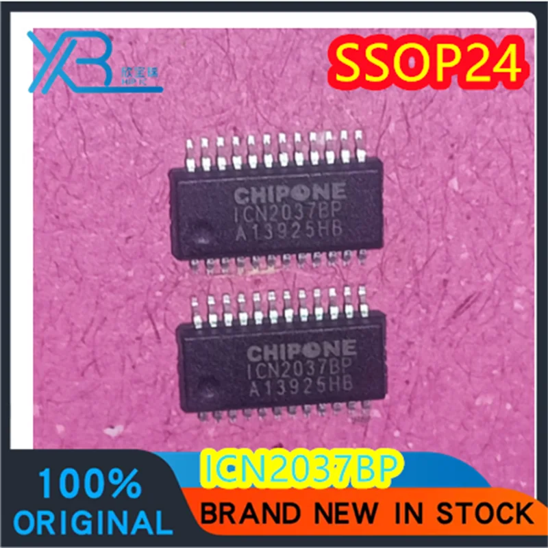

(4/50 pieces) ICN2037 ICN2037BP SSOP24 LED constant current driver IC Guaranteed good quality 100% new stock
