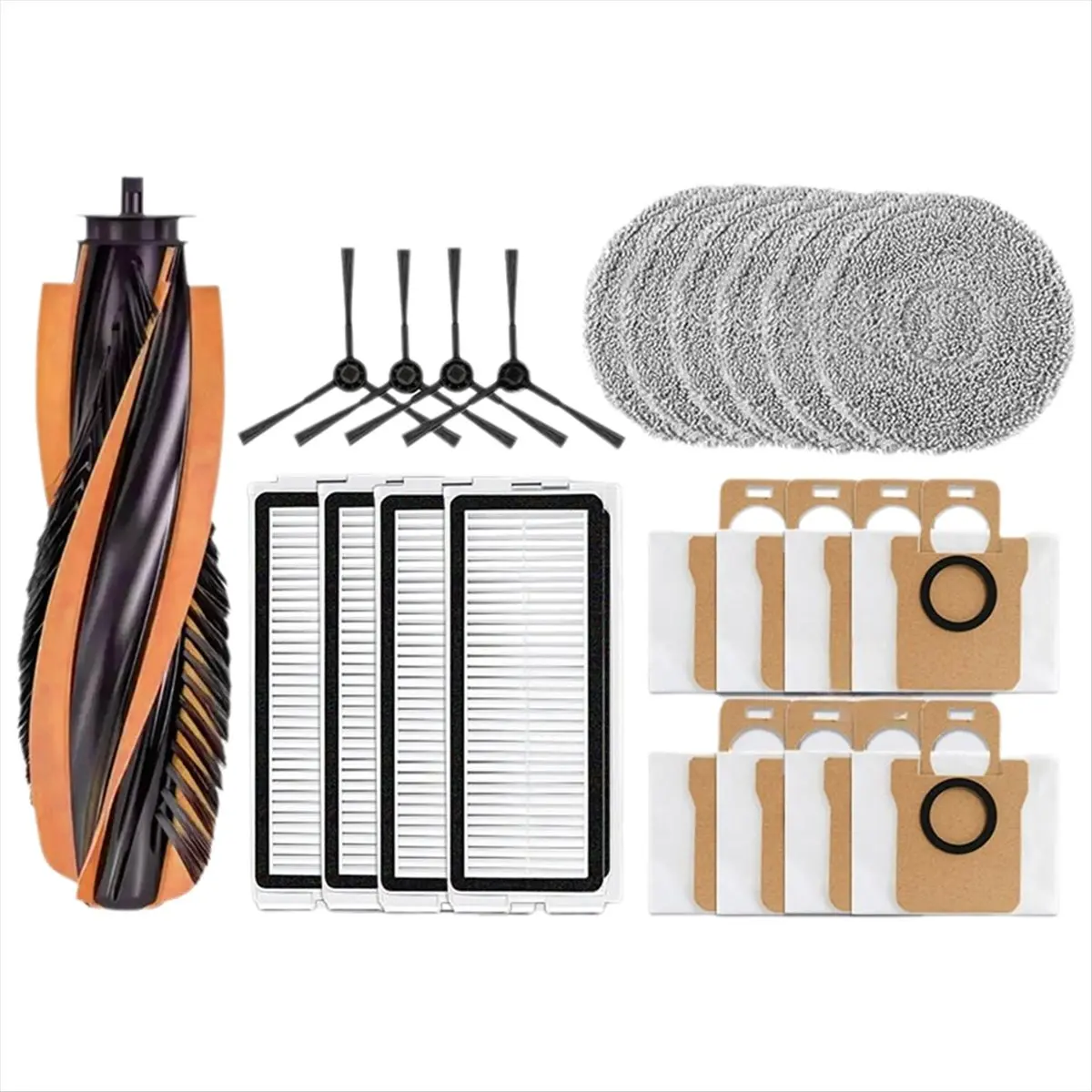 

Для робота-пылесоса P20 PRO/T5 Pro, основная боковая щетка, фильтр Hepa, швабра, тканевые мешки для пыли, запасные части [BWASCLIM]