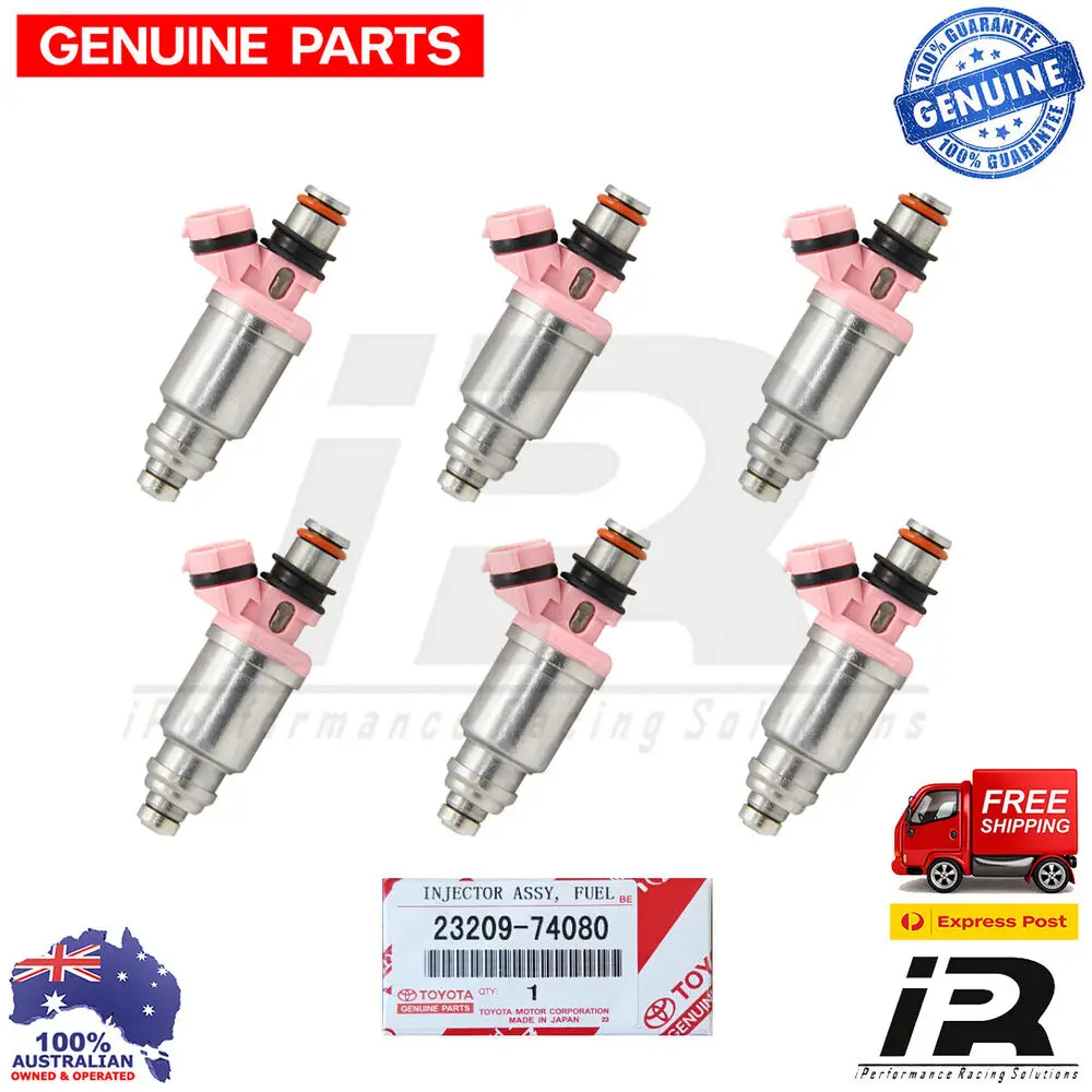 

6 FUEL INJECTORS OEM FOR TOYOTA LANDCRUISER LEXUS LX450 23250-74080 23209-74080