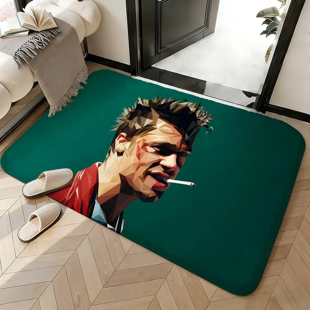 Soft Absorbent Non-Slip Rug Movie Fight Club Floor Mat Home Decor Doormat Bedroom Floor Mat Shower Carpet