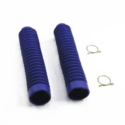 30mm Fork Motorbike Blue Rubber Boot Universal Dust Jacket Cover Dirt Bike