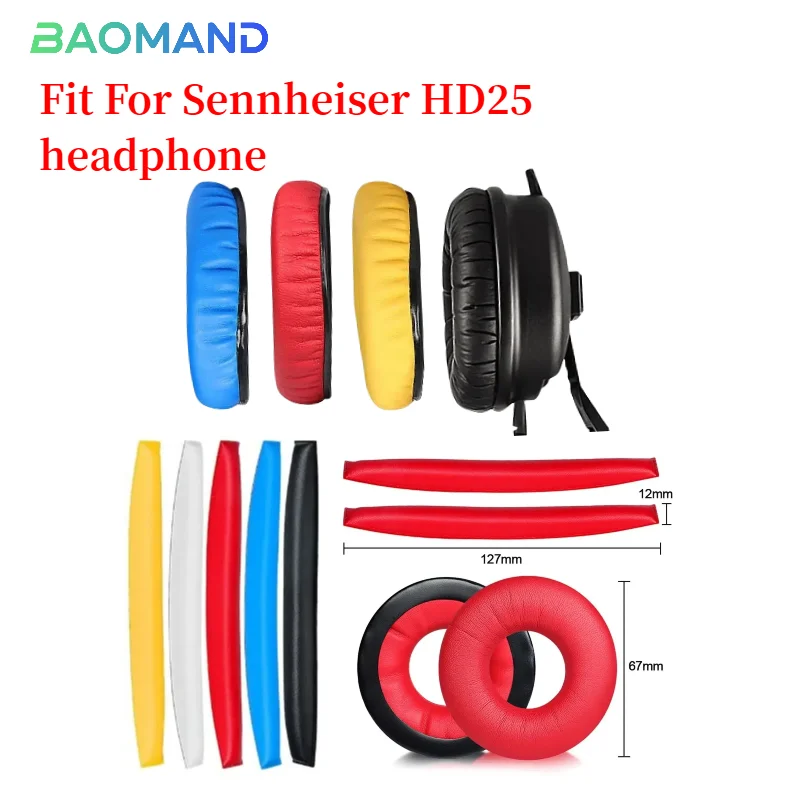 

Ear Pads For Sennheiser HD25 Headphone Replacement Leather Pads High Quality Foam Pads