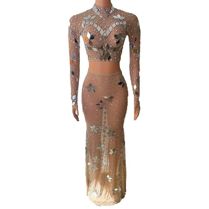 زي ملهى ليلي بار سليم صالح المغني مهرجان الموسيقى مأدبة فستان الحفلات مجموعة عدسات Vestidos Festas E Eventos Hochzeitskleid Damen