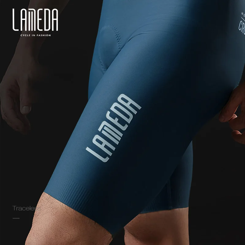 Lameda Men\'s Cycling Shorts Anti-slip Shock Absorption Shorts For Men High Elastic Bike Pants Breathable Cycling Shorts