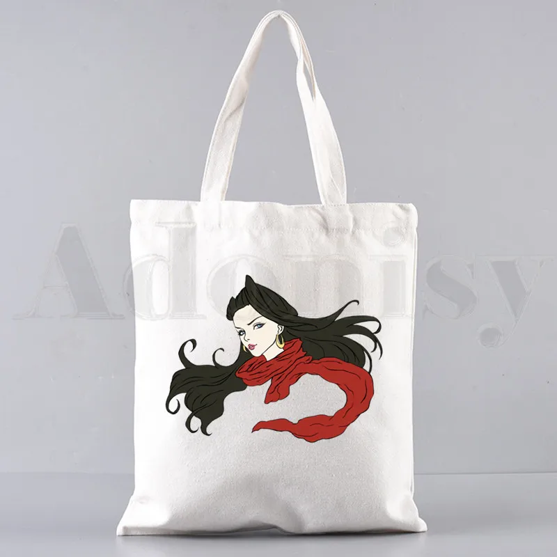 Kujo Jotaro-Sac à main en toile pour femme, sac à main décontracté, sac à main pour fille, sac à provisions élégant, Jojo Ives Arre Adventure Graphic