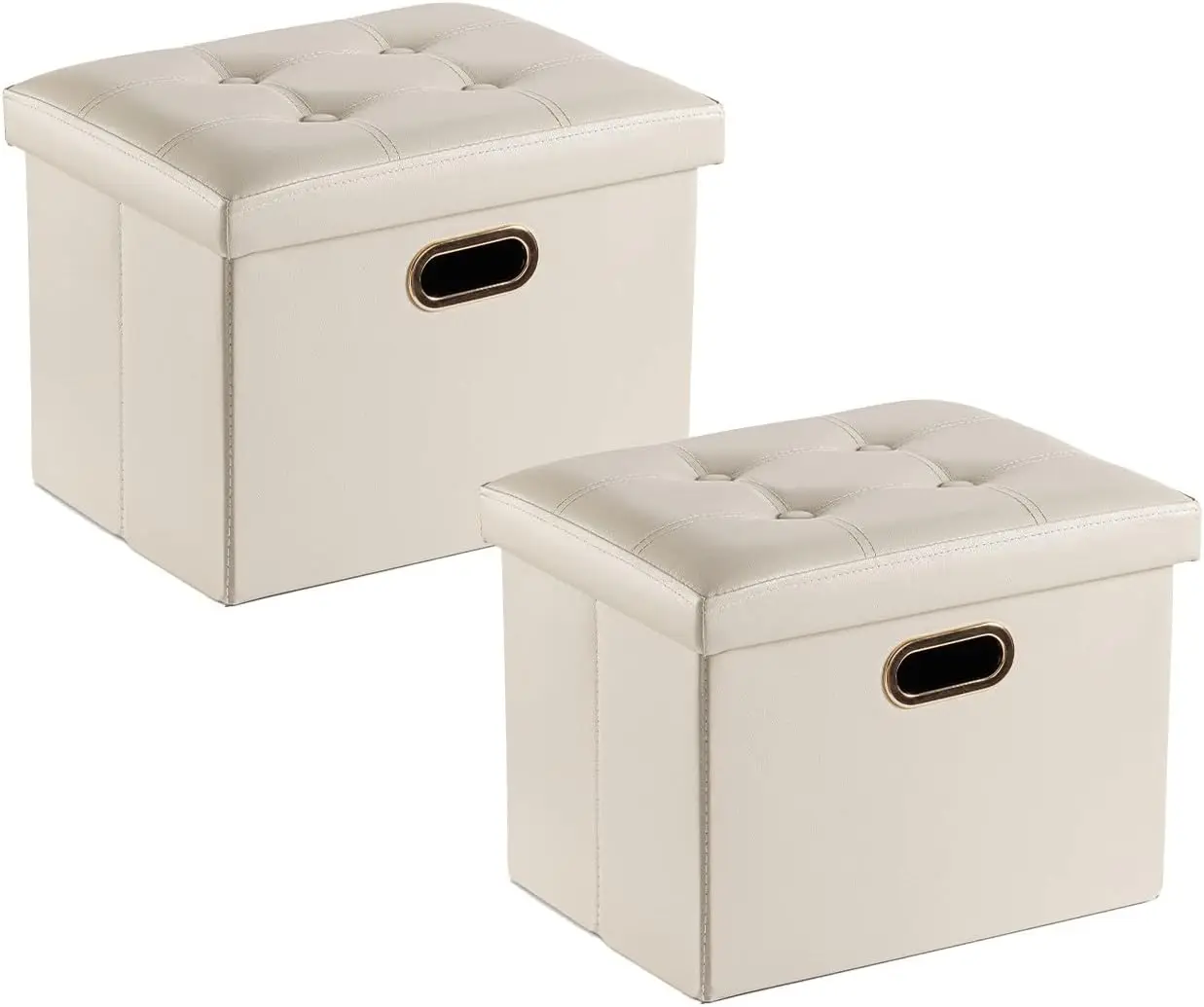 

Складной оттоманка для хранения 2 ПА, искусственная кожа 16 H