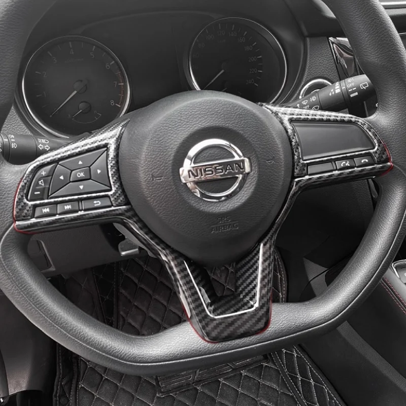 

ABS Chrome Interior Steering Wheel Adjust Switch Button Sequin Cover Trims For Nissan Qashqai J11 2017 2018-2022 Car Accessories