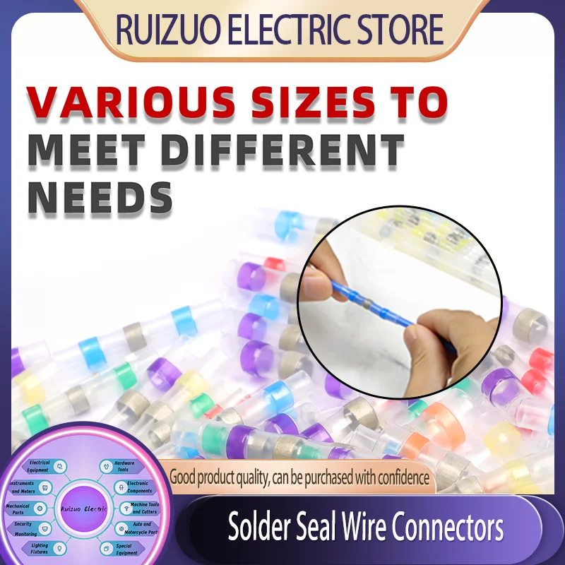 

Color solder ring heat shrink tube quick welding heat shrink terminal waterproof insulation wiring tool