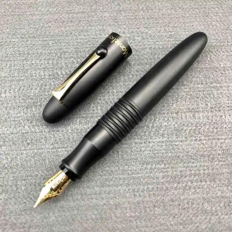 Montefiore New York Design Metal Fountain Pen High-end Rollerball Pen with SCHMIDT Refill SRC 888/F Stationery School Supplies