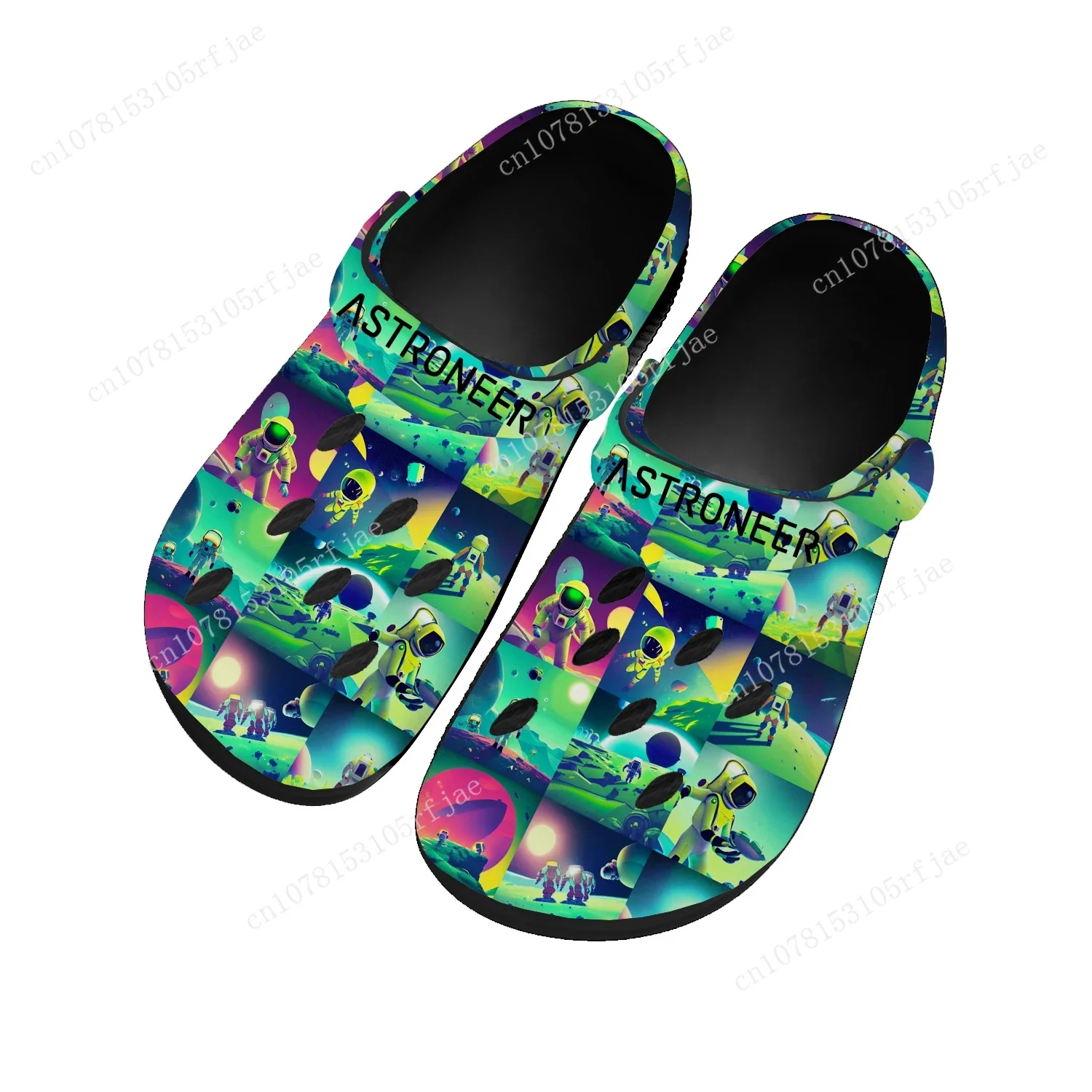 

Astroneer Home Clogs Cartoon Game Mens Womens Youth Boys Girls Sandals Shoes Garden Bespoke Custom Shoes Beach Hole Slippers