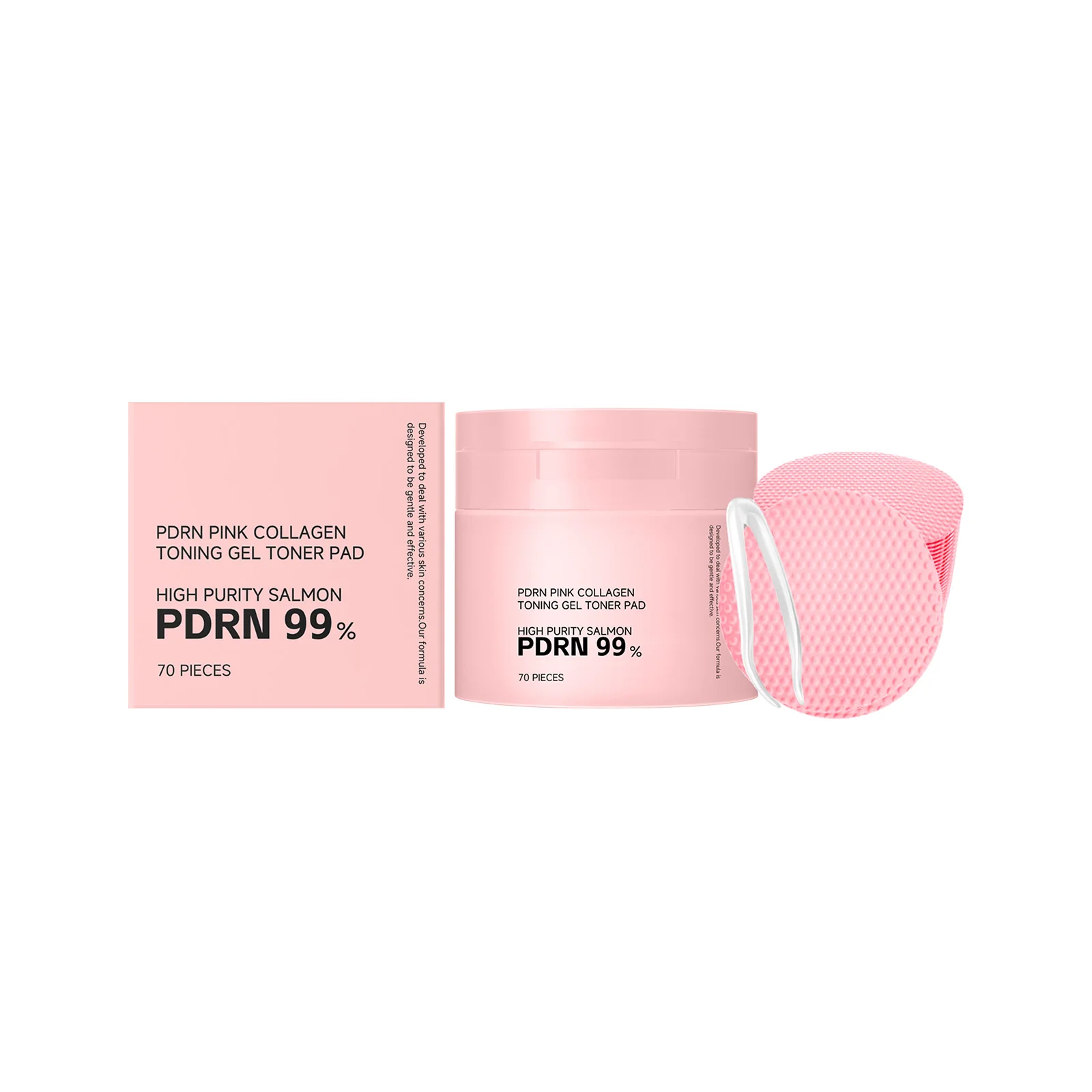 Pdrn Collagen Toner Pads Deep Moisturizing Brightening Skin Improve Rough Skin Gentle Conditioning Toner Pads For All Skin Types