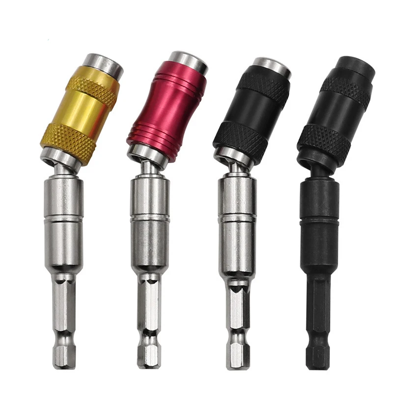 1PC Curved Hexagonal Handle Directional Extension Rod Magnetic Screw Drill Tip Universal Adapter Electric Tool Accessories