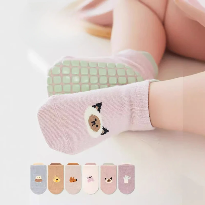 

Home Baby Cartoon Animal Socks Spring/Summer New Products Children's Sock Thin Invisible Boys and Girls Shallow Mouth Boat Socks