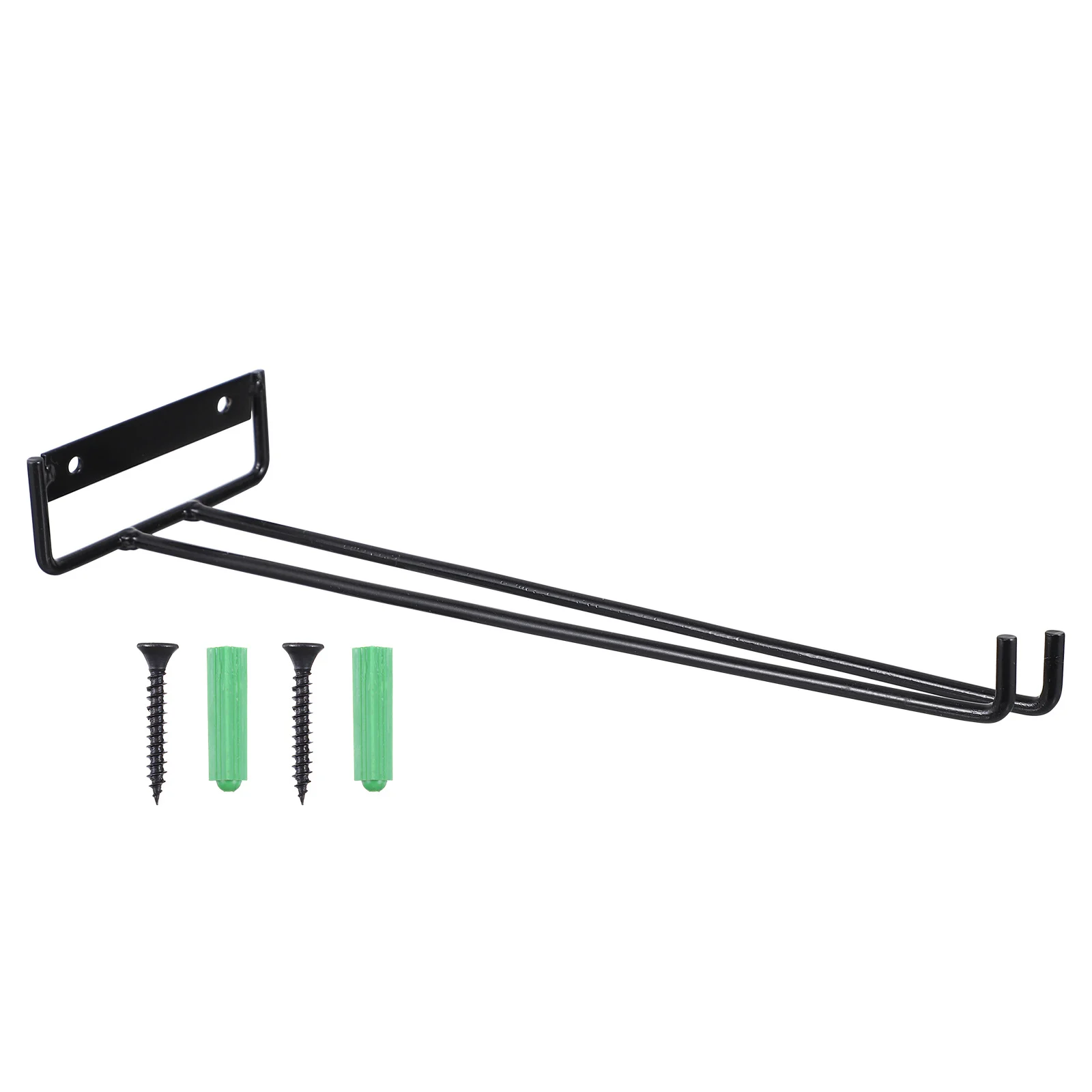 Portabicchiere da vino in filo metallico Portaoggetti da appendere montato a vite Portabicchiere da vino Organizzatore da cucina Display di stoccaggio per caffè bar di casa