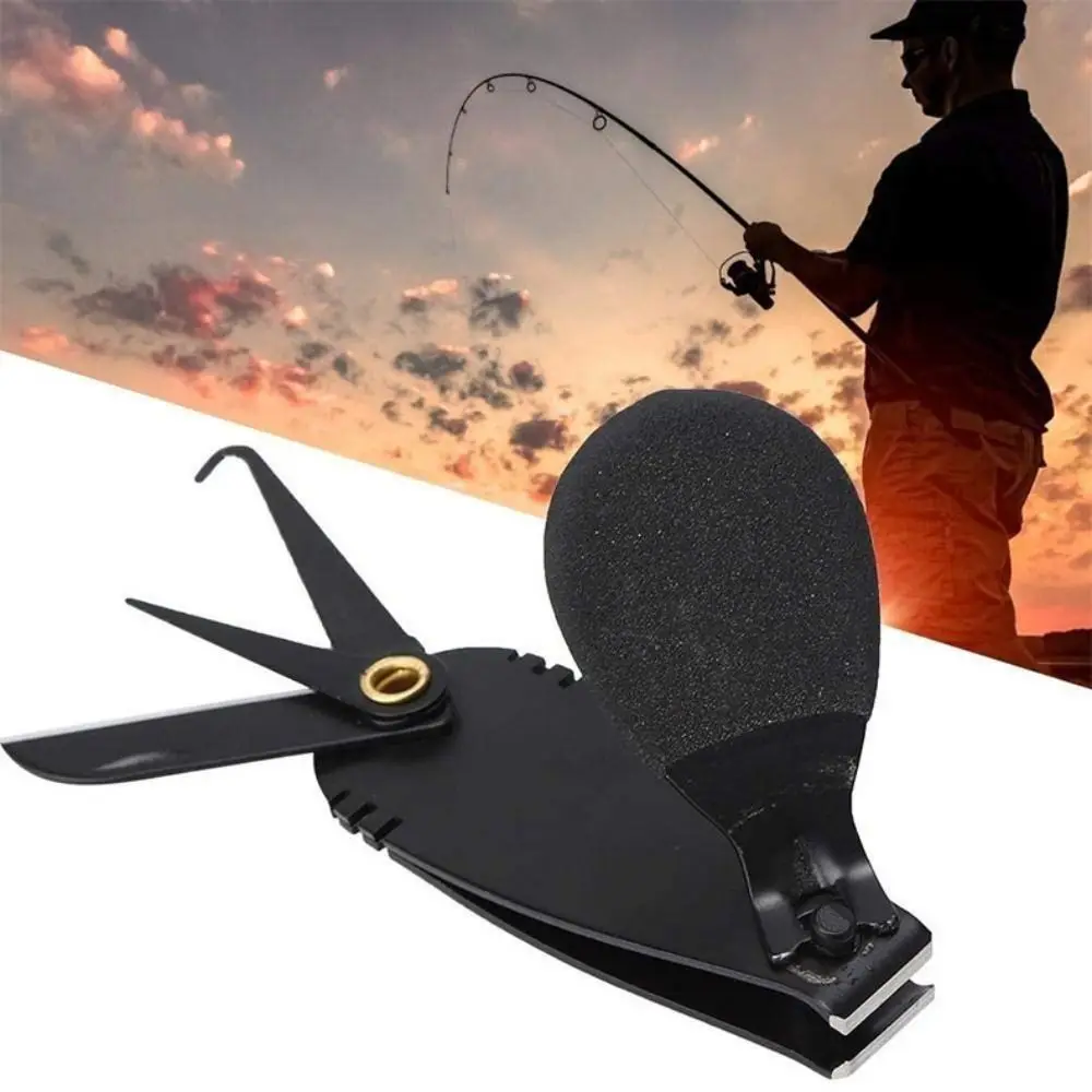 2024 Line Cutter Quick Knot Tying Tool Nippers Snip Fast Hook Nail Knotter Hole Stainless Steel Fly Fishing Clippers
