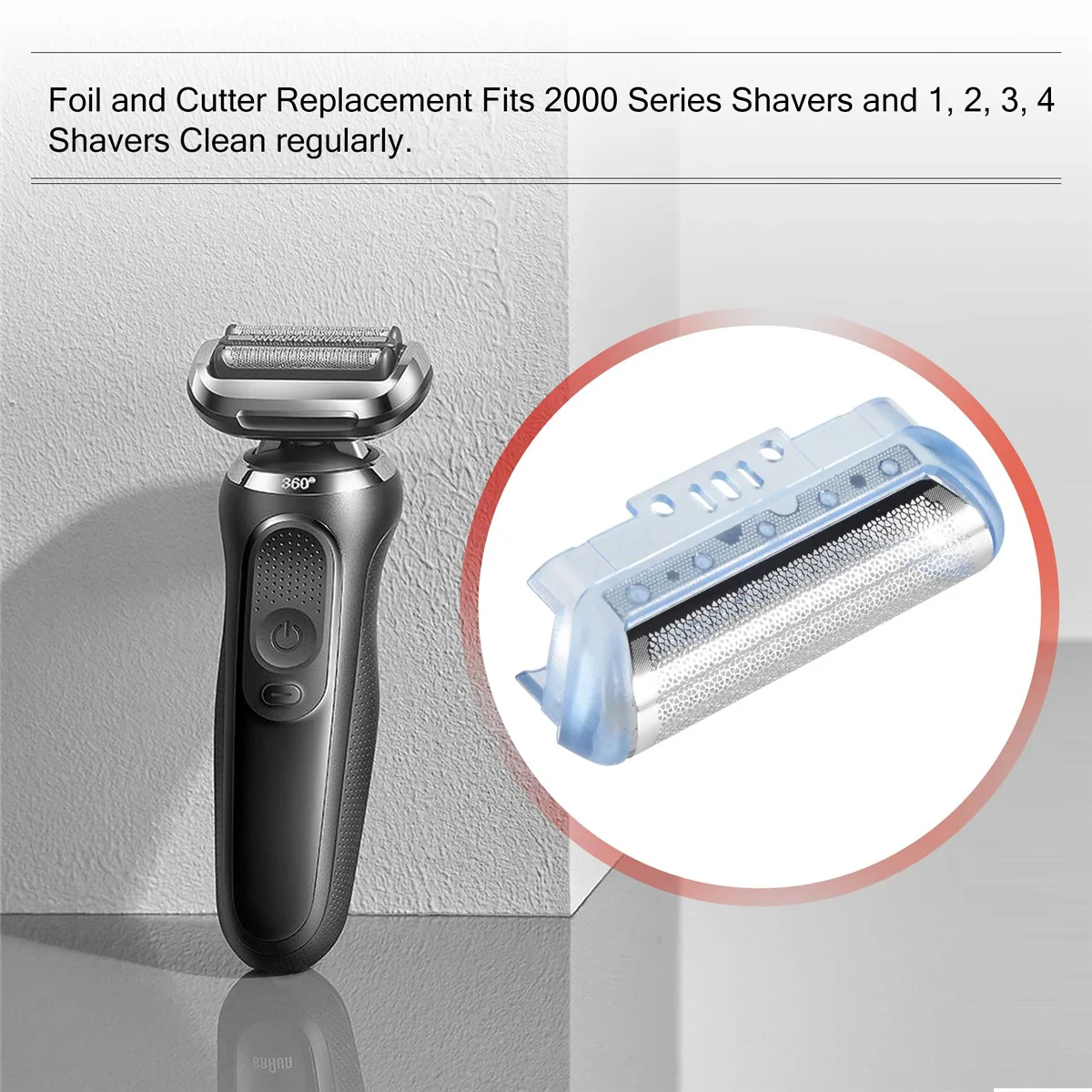 20S Shaver Foil for Braun 20S 10B 20B 2000 Series Cruzer 1 2 3 4 for 2615 2675 2775 2776 170 190N02R