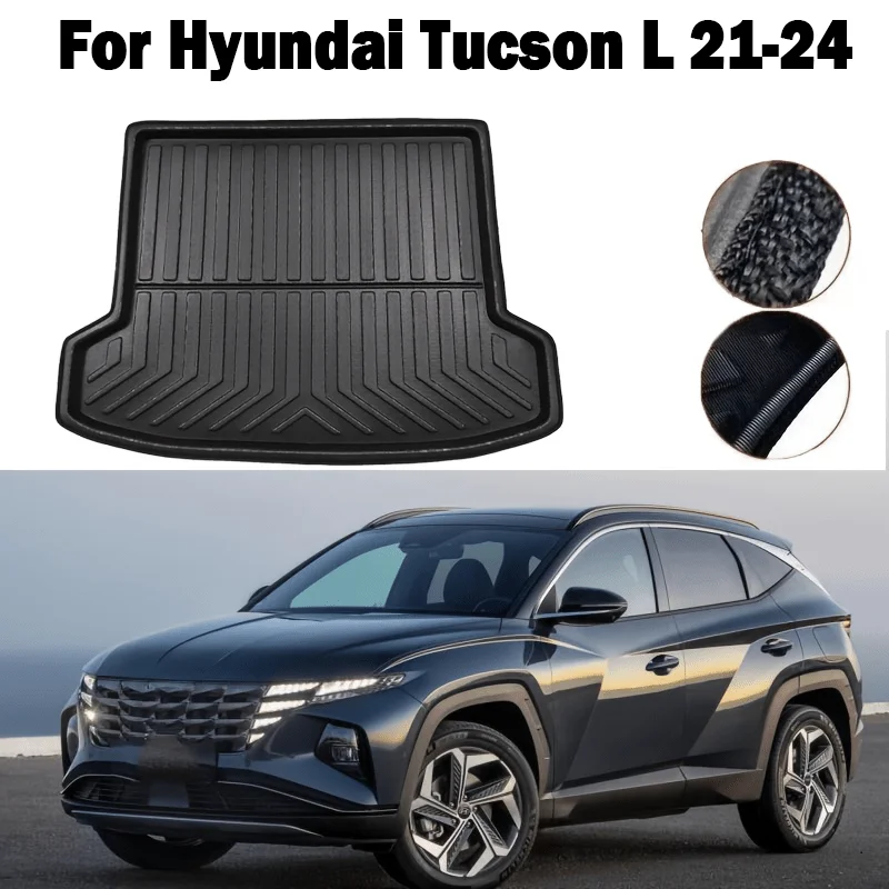 

Коврик в багажник для Hyundai Tucson L 2021-2024, защитный коврик-вкладыш для багажного отсека, аксессуары для автомобиля, индивидуальные детали