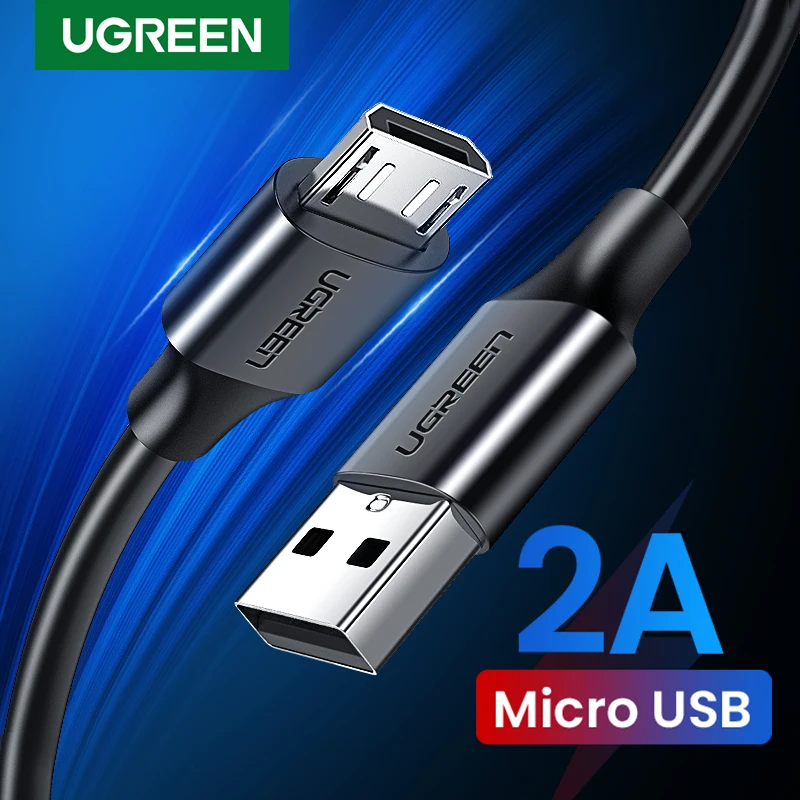 UGREEN Fast Charge Micro USB Cable for Xiaomi Redmi Note 5 Pro 4 Andriod Mobile Phone Charger Data Cable for Samsung S7 USB Cord