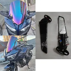 For Yamaha FZ1 S FZ1-S Fazer 1000 2006 2007 -2015 FZ1S Adjustable Rotating Rearview Motorcycle Side Mirrors Winglets Wind Wing