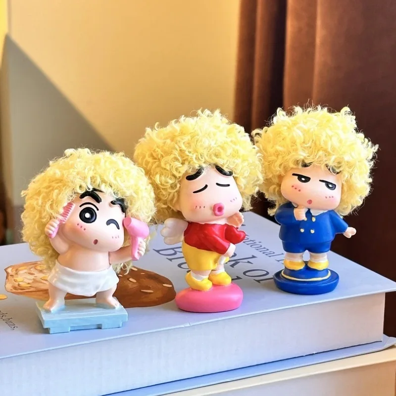 New Crayon Xiaoxin Blind Box Mengxin Attack Series Funny Afro Shin-Chan Blind Box Doll Animation Peripheral Figure Ornament Gift
