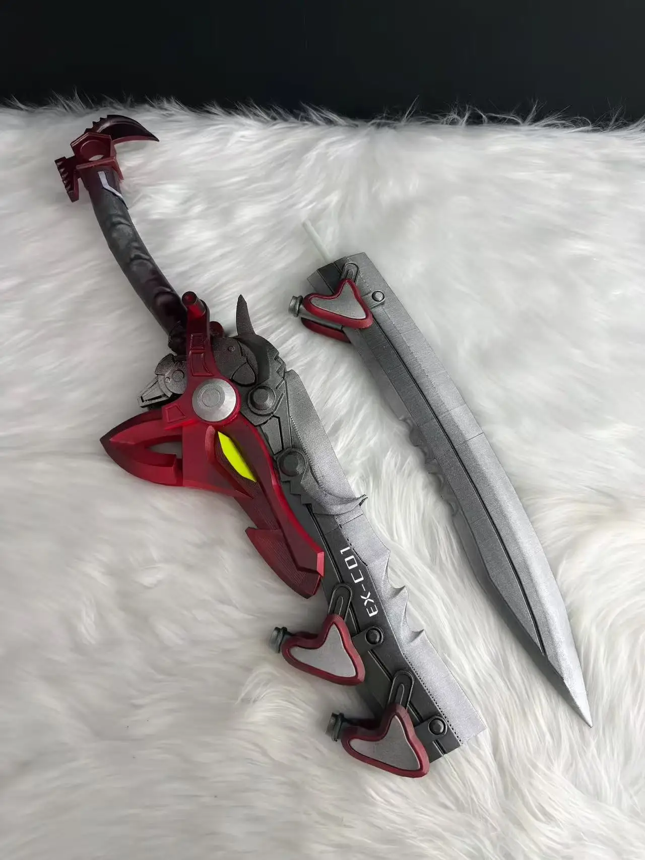 Rossi Cos 3D Printing Sword Weapons Game Arknights:Endfield Cosplay Prop Halloween Christmas Fancy Party Costume Accessories