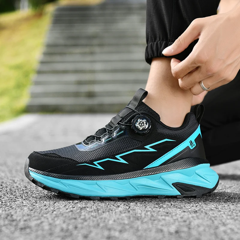 Mens Sneakers Outdoor Casual Running Shock Absorbing Athletic Training Shoes Men's and Women's Marathon Running Shoes