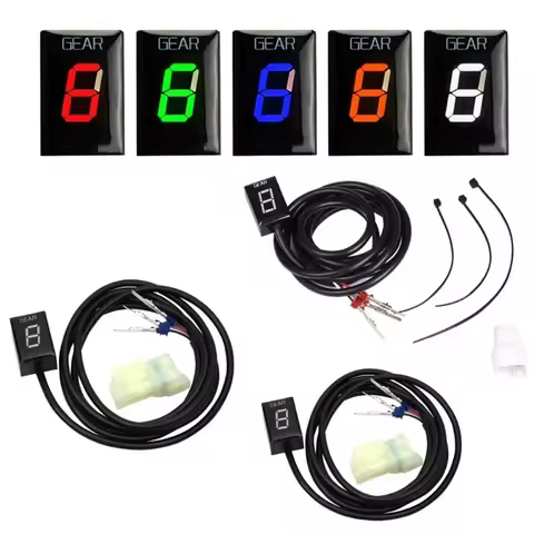 For Honda CBR600RR CBR1000RR CBR400R CB500X CB500F CMX300 CMX500 CRF250 L M Gear Displa for Motorcycle Gear Indicator Waterproof