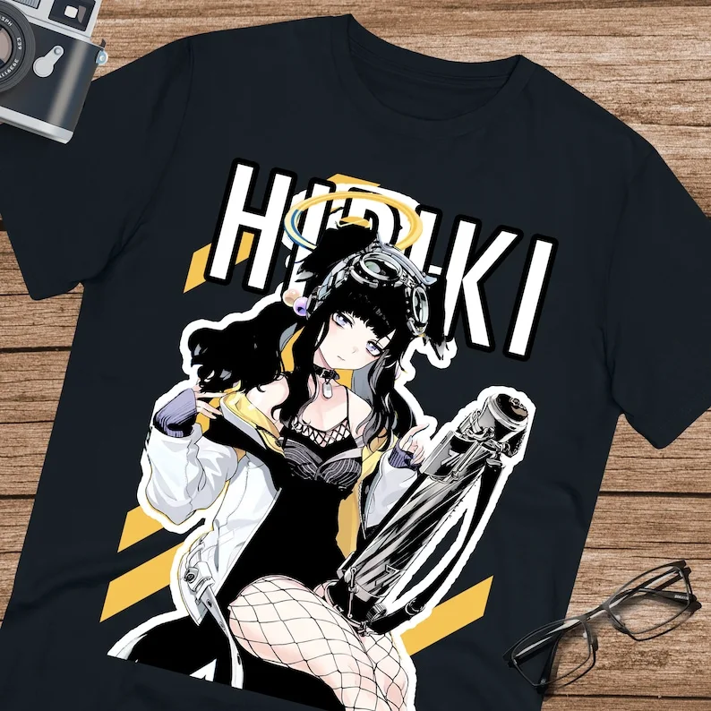 Camiseta de archivo azul de Hibiki, camisa de fan, Nekozuka, Hibiki, Waifu, Unisex, Ultra algodón