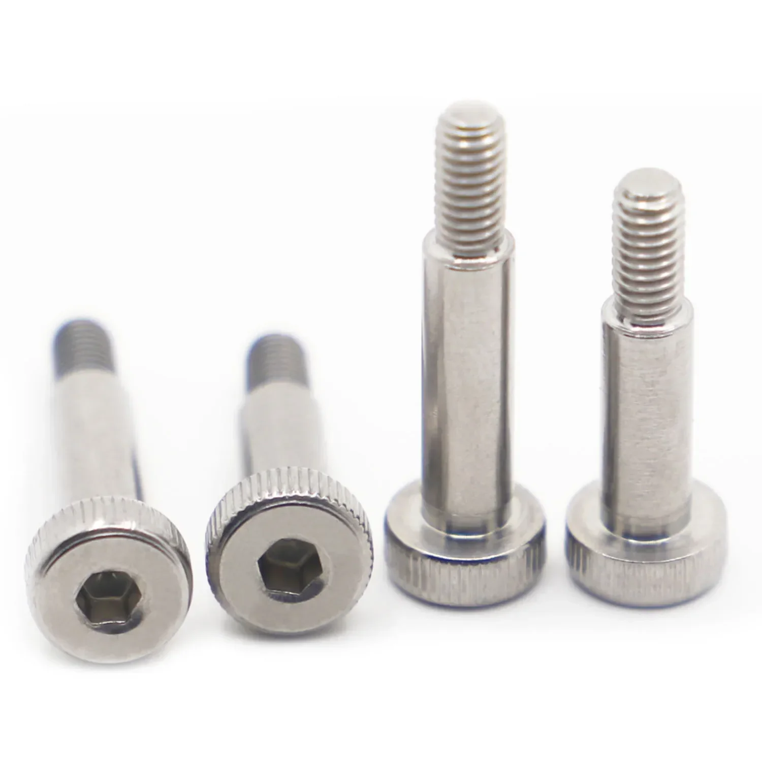 1/2pcs M3 M4 M5 M6 M8 M10 M12 304 Stainless Steel Hex Hexagon Socket Cap Allen Head Shoulder Roller Bearing Stuff Screw