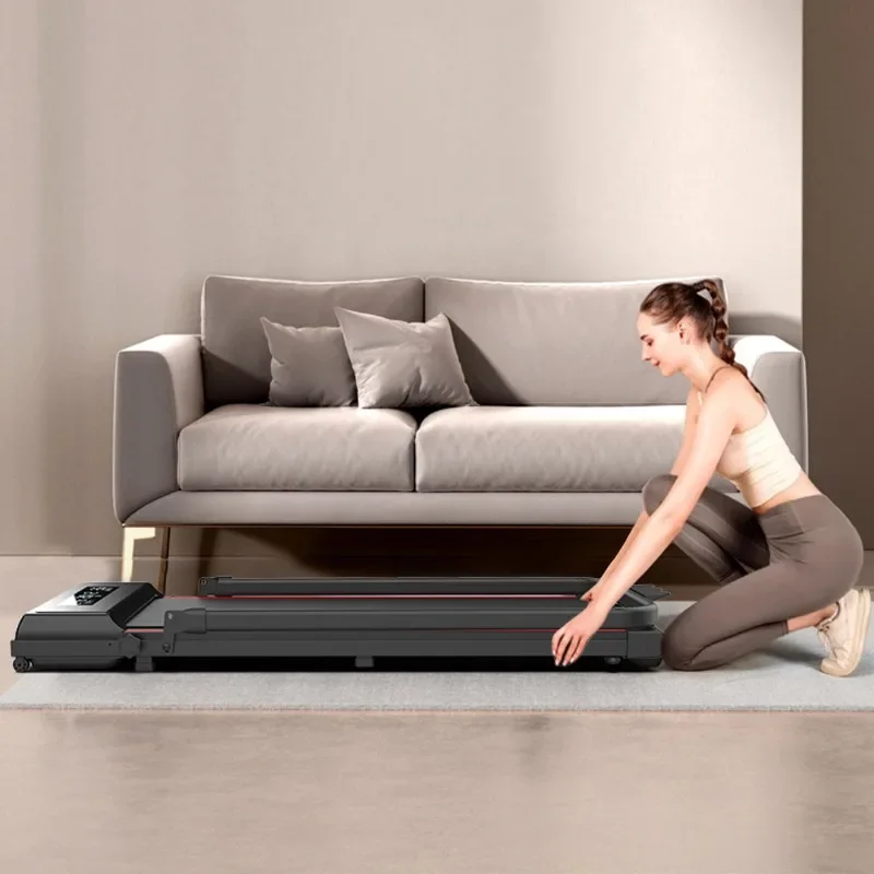 

Ultra-Thin Silent Flat Walking Treadmill With Lcd Screen Heart Rate Detection For Indoor Home Gym Fitness Sturdy