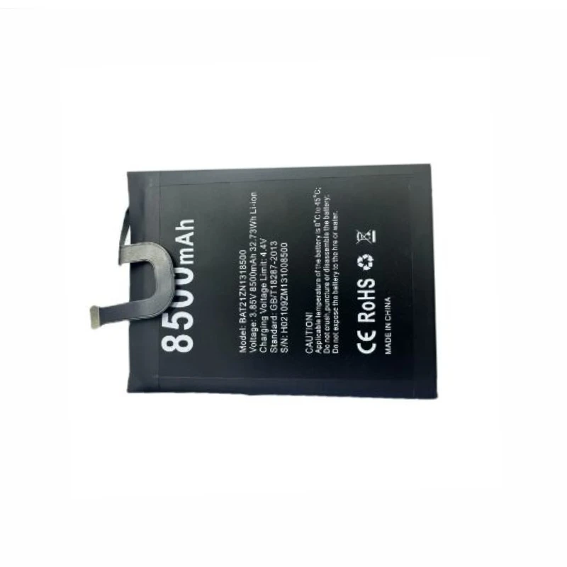 BAT21ZN1318500 بطارية ل Doogee S97 Pro 8500mAh ليثيوم أيون بطاريات قابلة للشحن تتبع رقم ملحقات الهاتف