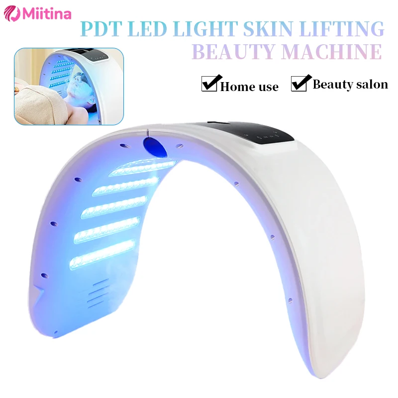 7 Colors LED Photon Machine With Nano Spray Skin Moisturizing Face&Body Mask Salon SPA Home Use Skin Rejuvenation Photon Beauty